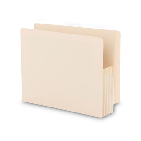 Smead Smead, MANILA END TAB FILE POCKETS, 3.5in EXPANSION, LETTER SIZE, MANILA, 25PK 75124